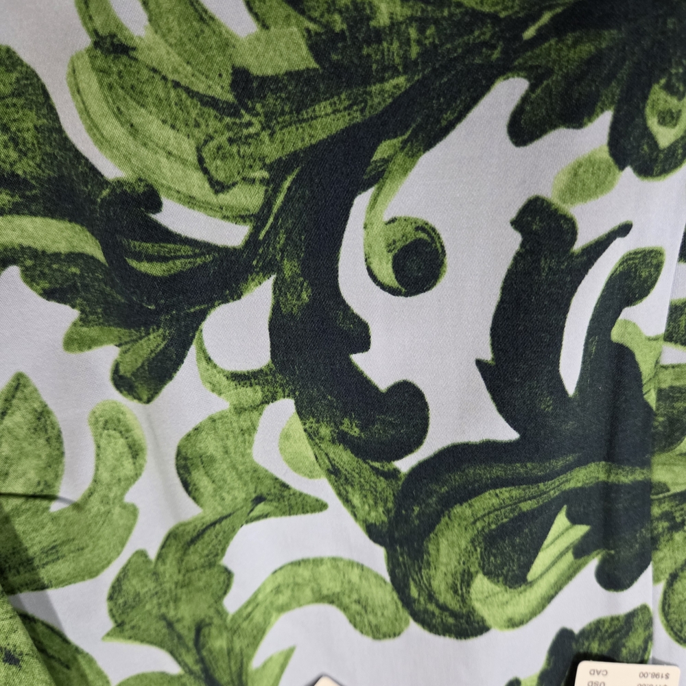 NWT Anthropologie SZ XL Green and White Botanical Midi Dress PRICE FIRM - Picture 10 of 10